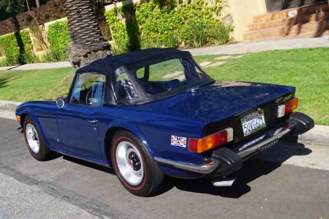 1973 Triumph TR-6 CONVERTIBLE WITH RARE FACTORY OVERDRIVE OPTION!! - photo 11
