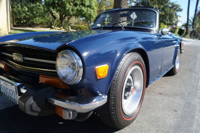 1973 Triumph TR-6 CONVERTIBLE WITH RARE FACTORY OVERDRIVE OPTION!! - photo 4