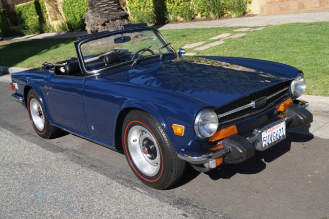 1973 Triumph TR-6 CONVERTIBLE WITH RARE FACTORY OVERDRIVE OPTION!! - photo 5