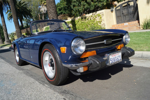 1973 Triumph TR-6 CONVERTIBLE WITH RARE FACTORY OVERDRIVE OPTION!! - photo 6