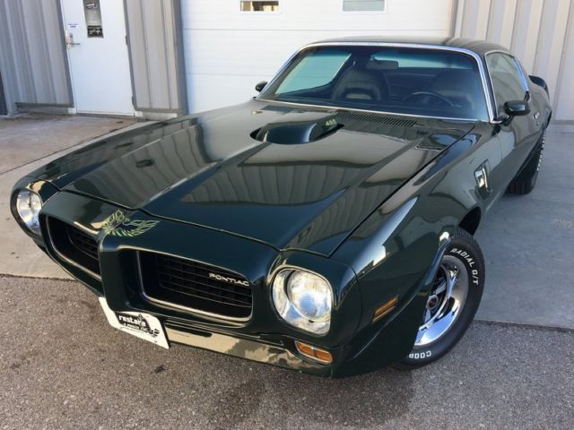 1973 Trans Am 4-Speed Brewster Green 60k Miles 1973 Pontiac Trans Am
