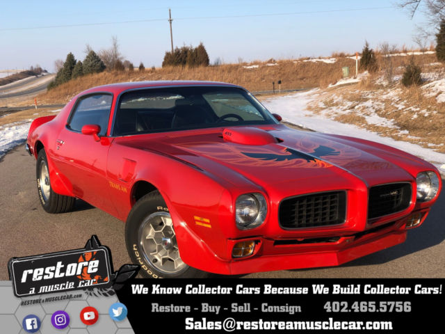 1973 Trans AM - 455 - 4 speed, 76k Miles, Numbers Matching - Buccaneer Red 1973 Pontiac Trans Am - 455 - 4 speed, 76k Miles, Numbers Matching, Red