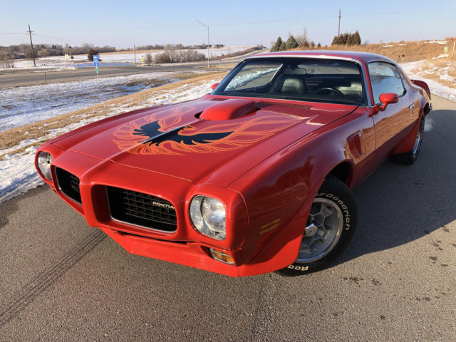 1973 Pontiac Trans Am - 455 - 4 speed, 76k Miles, Numbers Matching, Red - photo 4