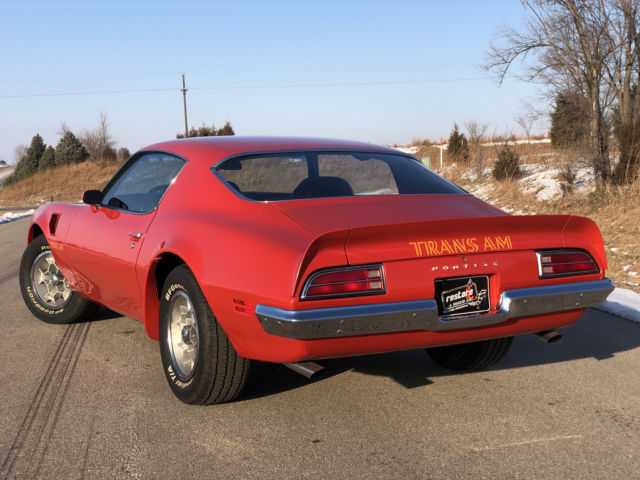 1973 Pontiac Trans Am - 455 - 4 speed, 76k Miles, Numbers Matching, Red - photo 5