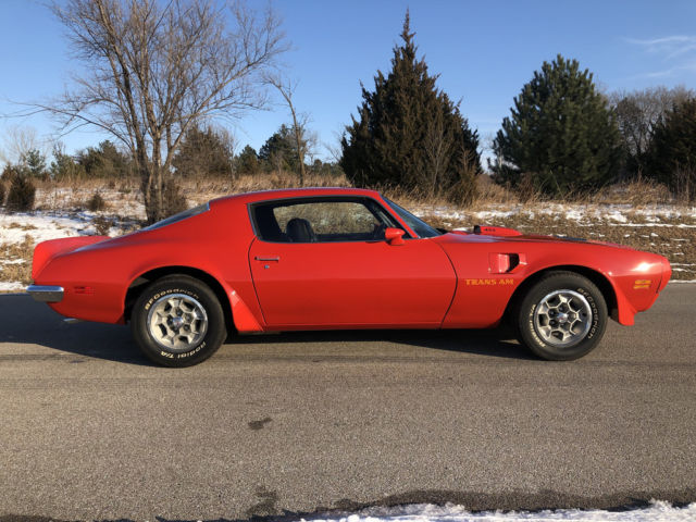 1973 Pontiac Trans Am - 455 - 4 speed, 76k Miles, Numbers Matching, Red - photo 6