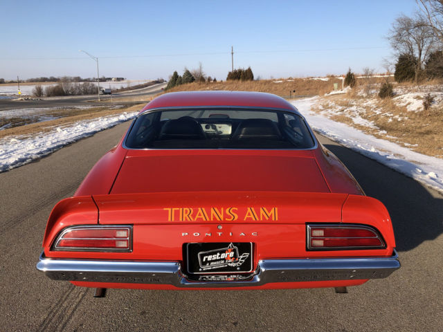 1973 Pontiac Trans Am - 455 - 4 speed, 76k Miles, Numbers Matching, Red - photo 8