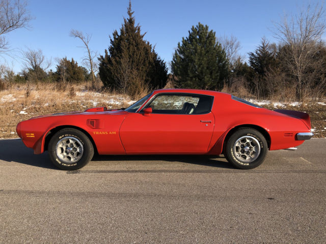 1973 Pontiac Trans Am - 455 - 4 speed, 76k Miles, Numbers Matching, Red - photo 9