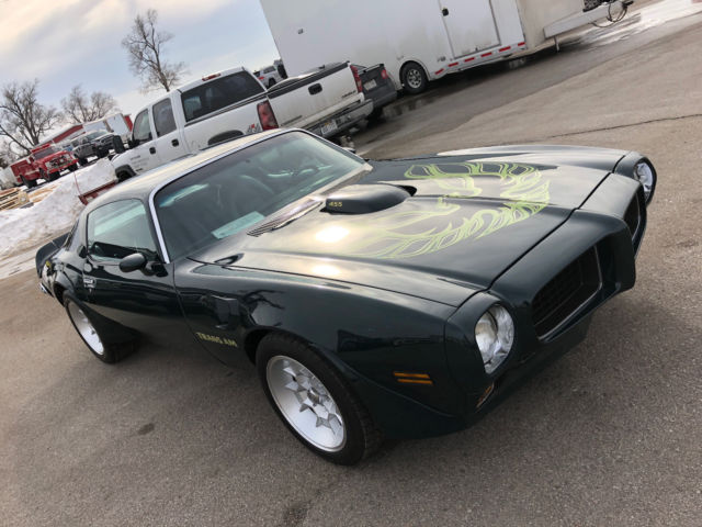 1973 Trans Am 455 Auto AC Brewster Green PHS Documented - Restored 1973 Pontiac Trans Am