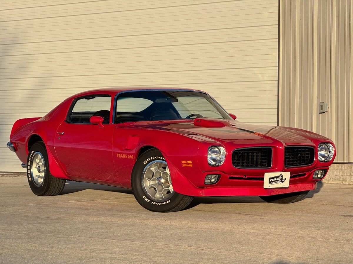 1973 Pontiac Trans Am 455ci V8, 4 speed, Red, PHS, Calif Car, 64k Miles - photo 2