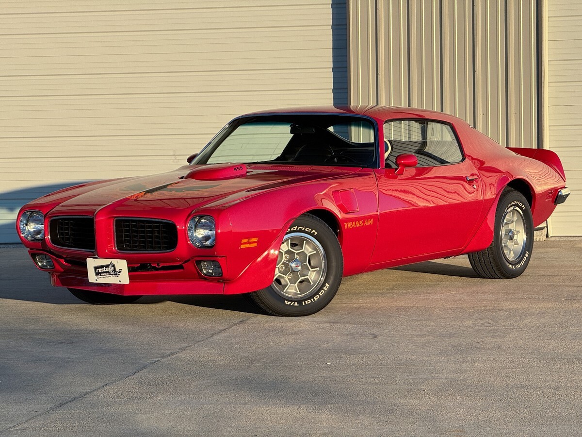 1973 Pontiac Trans Am 455ci V8, 4 speed, Red, PHS, Calif Car, 64k Miles - photo 5