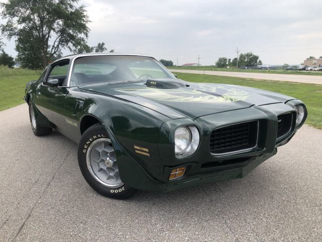 1973 Pontiac Trans Am - Brewster Green 455 Automatic, PHS Documented - photo 2