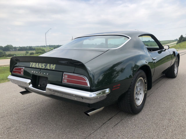 1973 Pontiac Trans Am - Brewster Green 455 Automatic, PHS Documented - photo 7