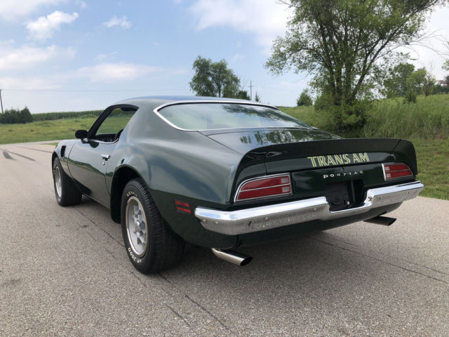 1973 Pontiac Trans Am - Brewster Green 455 Automatic, PHS Documented - photo 9