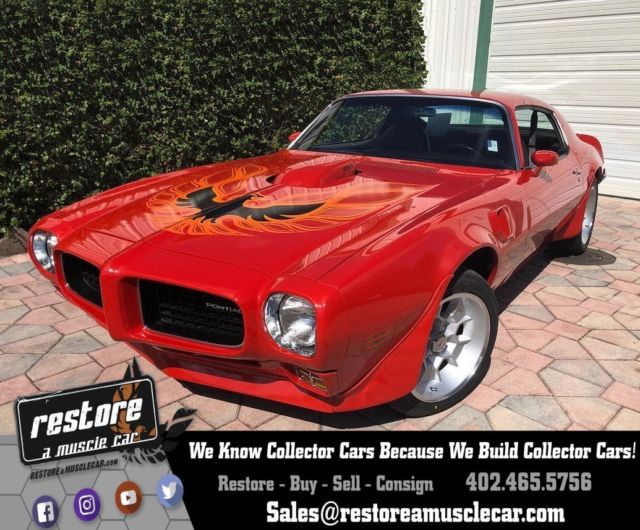1973 Trans Am - Red, 455 - 4 speed, 505hp, New Paint, Rust Free 1973 Pontiac Trans Am - 455 - 4 speed, 505hp, New Paint, Rust Free