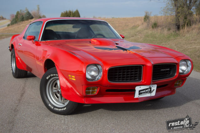 1973 Trans AM, Red, 455 - 4 Speed, Black Interior, Restored 1973 Pontiac Trans Am