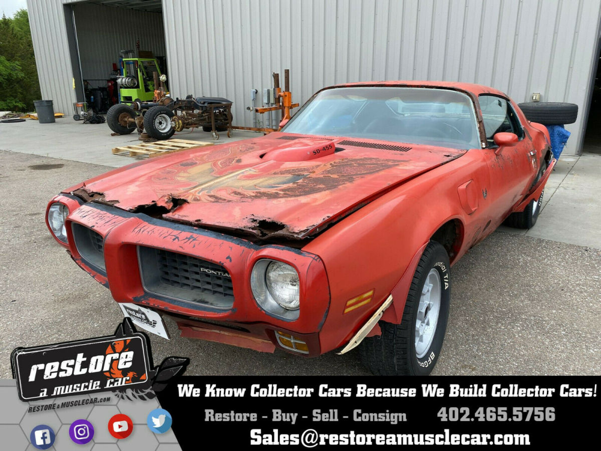 1973 Trans AM SD-455 Super Duty Automatic, 1 of 180, Numbers Matching Project 1973 Pontiac Trans Am Super Duty, 455-SD, Auto, 1 of 180, Numbers Match