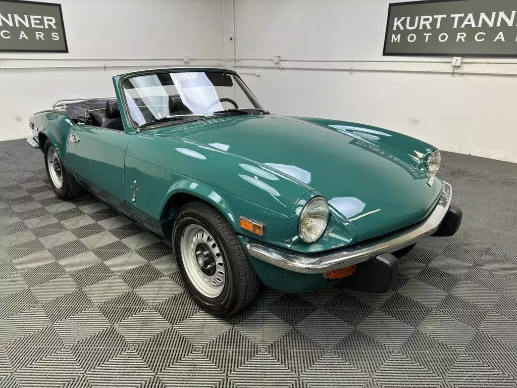 1973 TRIUMPH SPITFIRE. EXCELLENT RESTORED CALIFORNIA CAR WITH 49,642 MILES. 1973 Triumph Spitfire 1973 TRIUMPH SPITFIRE MKIV CONVERTIBLE 1500. BRG.