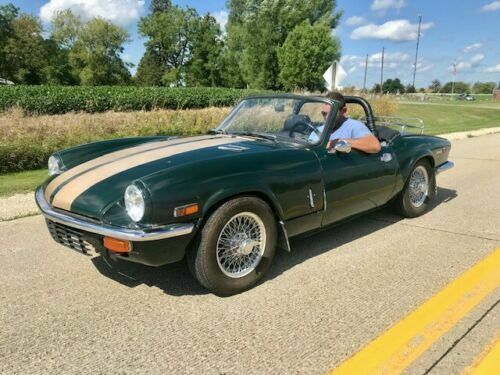 1973 TRIUMPH SPITFIRE - NICE INTERIOR - TONNEAU COVER - RUNS GREAT - RECEIPTS 1973 Triumph Spitfire BRITISH RACING GREEN - VERY FUN CAR!