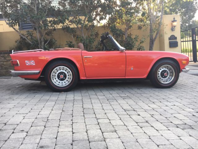 1973 Triumph TR-6 - Runs- Drives- 84,000 MILES - New Clutch 1973 Triumph TR-6 NEW CLUTCH, RADIATOR, WATER PUMP
