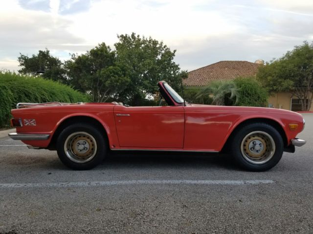 1973 triumph tr6 LOWER RESERVE! MUST SELL BY YEAR END 1973 Triumph TR-6 tan and black