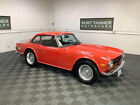 1973 TRIUMPH TR6. PIMENTO RED,CHESTNUT INTERIOR. 4-SPEED OVERDRIVE. HARD TOP 1973 Triumph TR-6 1973 TRIUMPH TR6. 4-SPEED OVERDRIVE, FACTORY HARD TOP