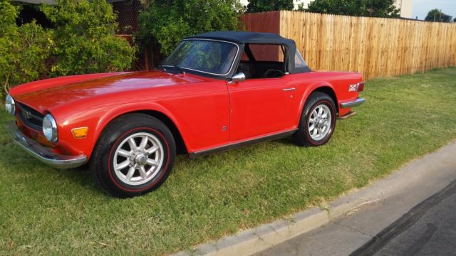 1973 TRIUMPH TR6 - VERY NICE DAILY DRIVER FROM ARIZONA WITH A NEW TOP! 1973 Triumph TR-6