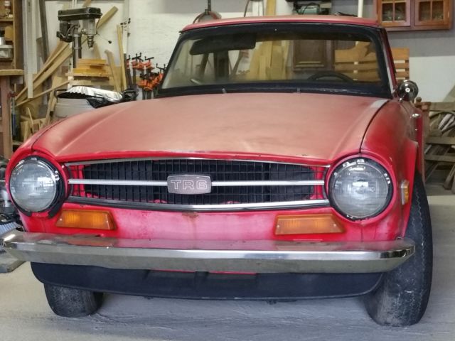 1973 Triumph TR6 w/ Hardtop, Softtop, Tonnea, Engine Rebuilt 1973 Triumph TR-6