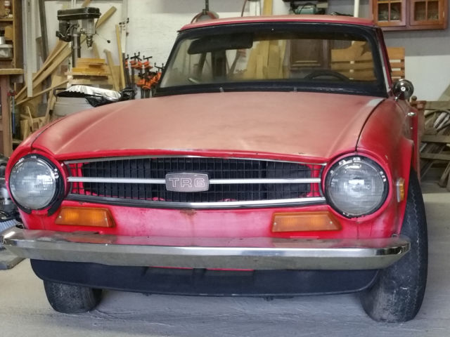 1973 Triumph TR6 with Factory Hardtop, Softtop & Tonneau 1973 Triumph TR-6