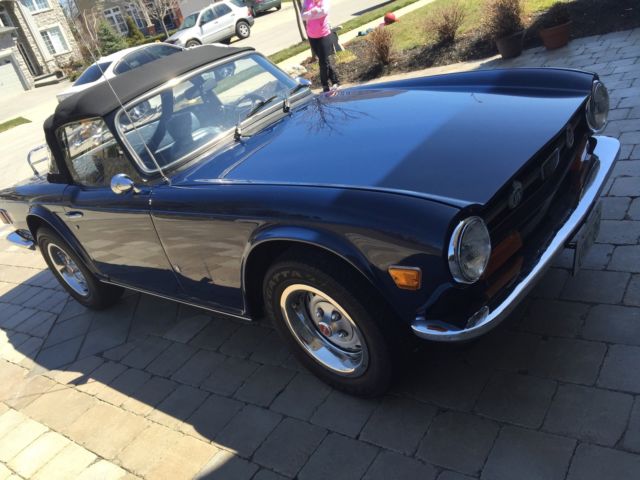 1973 Triumph Tr6 with rare overdrive 1973 Triumph TR-6 Convertible