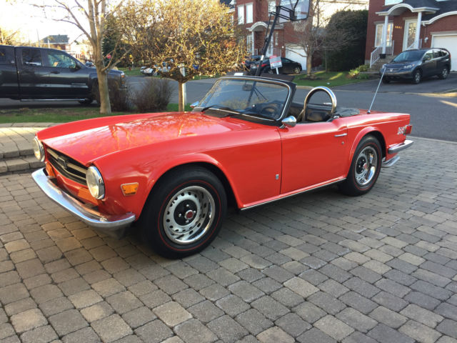 1973 Truimph TR6 1973 Triumph TR-6 Convertible