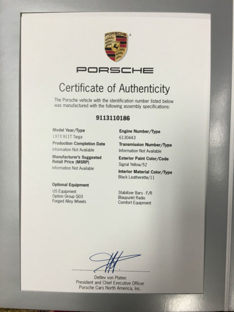1973 Porsche 911 - photo 2