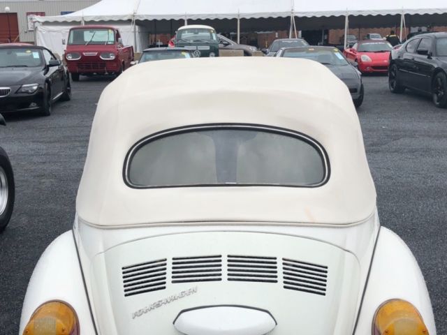 1973 Volkswagen Beetle-New -SUPER BEETLE TRIPLE WHITE CLEAN CONVERTIBLE-GREAT - photo 3