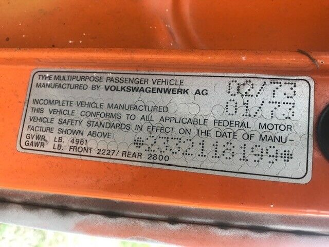 1973 Volkswagen Bus/Vanagon - photo 8