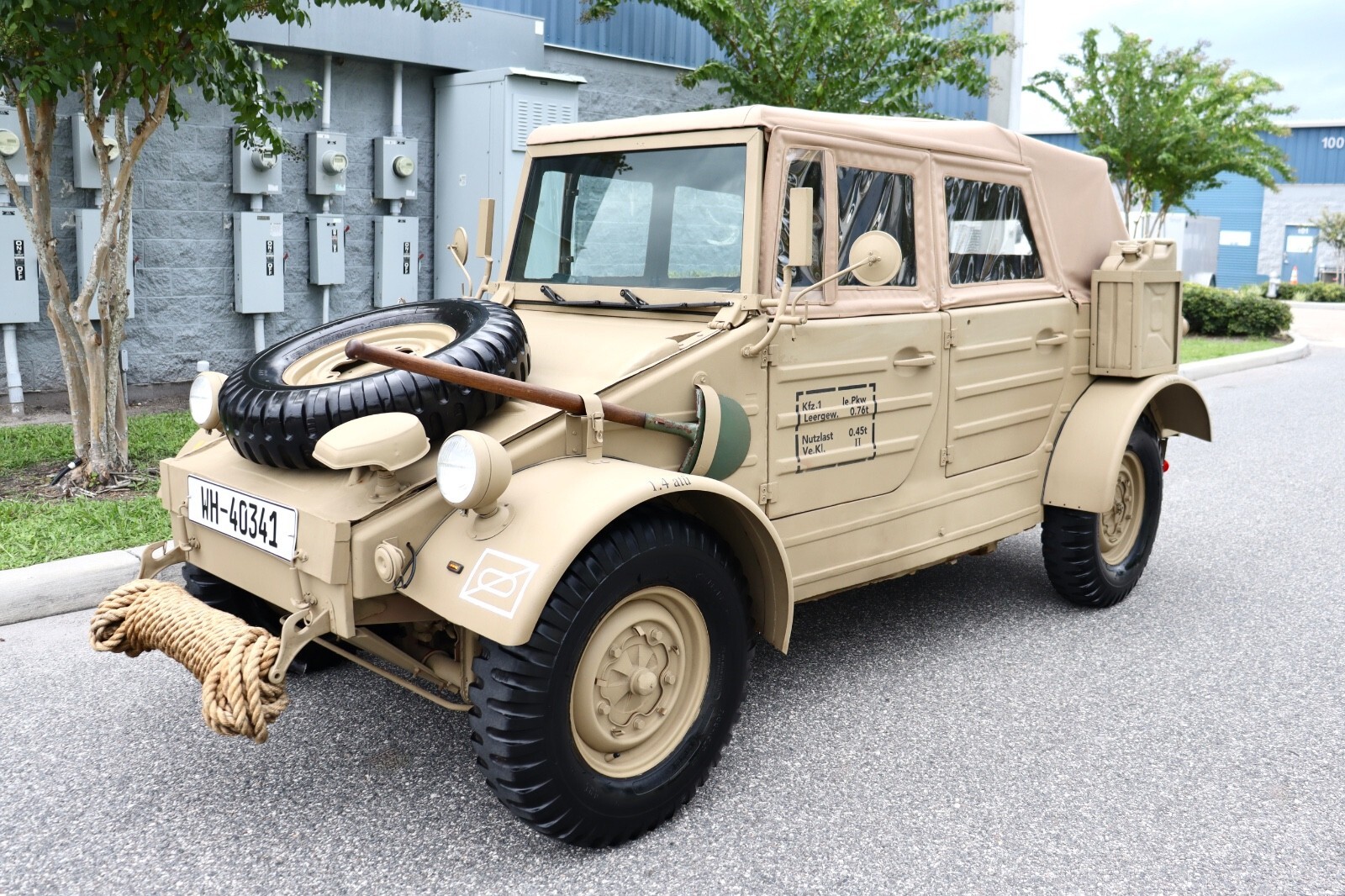 1973 Volkswagen Kubelwagen WWII Military Type 82 Replica - photo 3