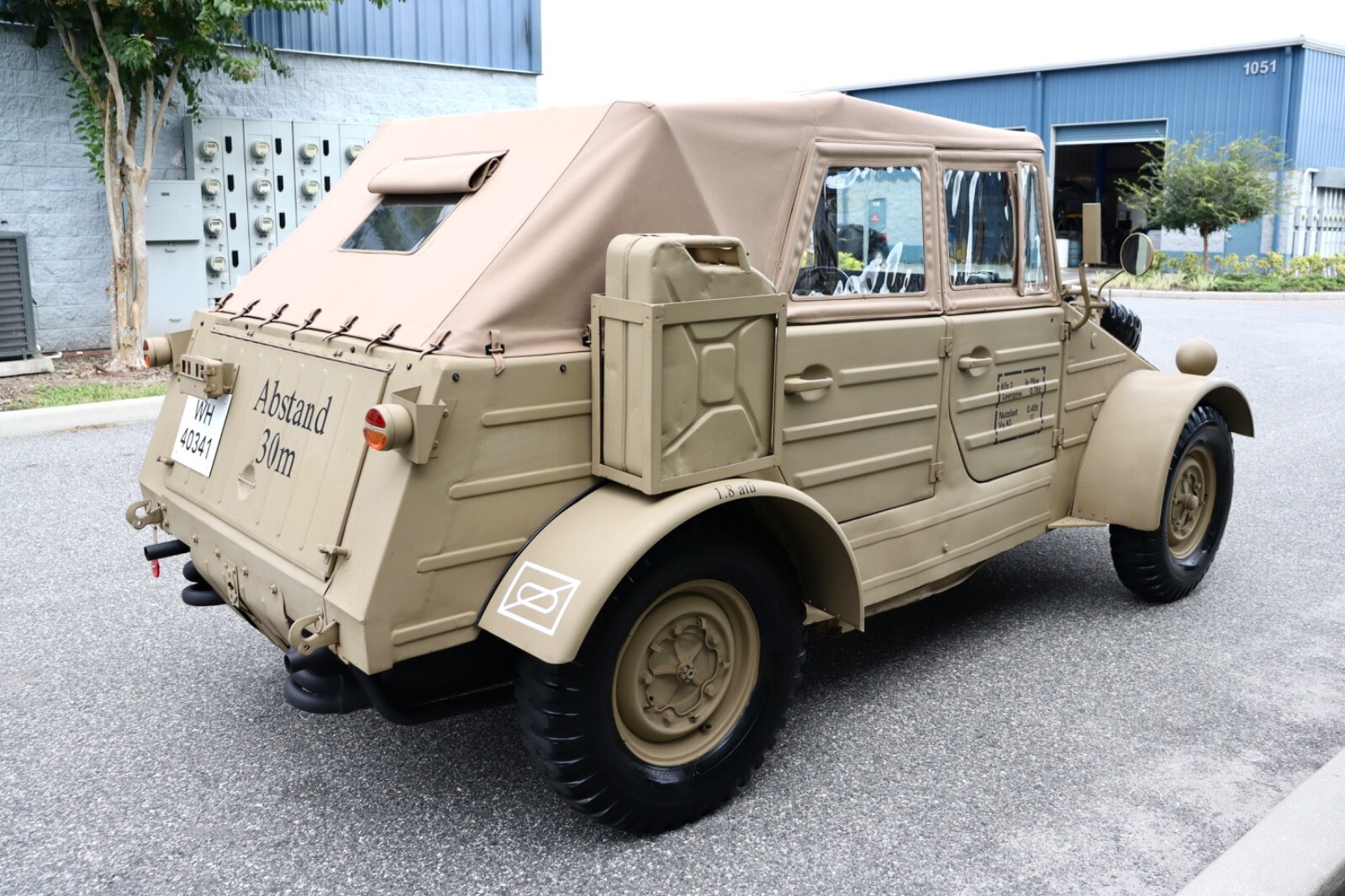 1973 Volkswagen Kubelwagen WWII Military Type 82 Replica - photo 6