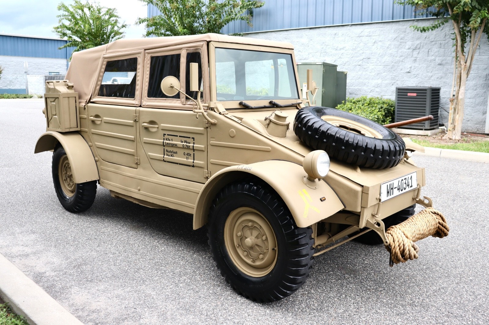 1973 Volkswagen Kubelwagen WWII Military Type 82 Replica - photo 7