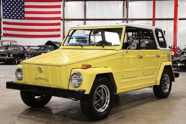 1973 Volkswagen Thing 5805 Miles Sunflower Yellow SUV 1.6L H4 Manual 1973 Volkswagen Thing --