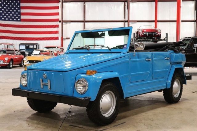 1973 Volkswagen Thing 77801 Miles Laguna Blue Convertible 1.6L H4 4 Speed Manua 1973 Volkswagen Thing --