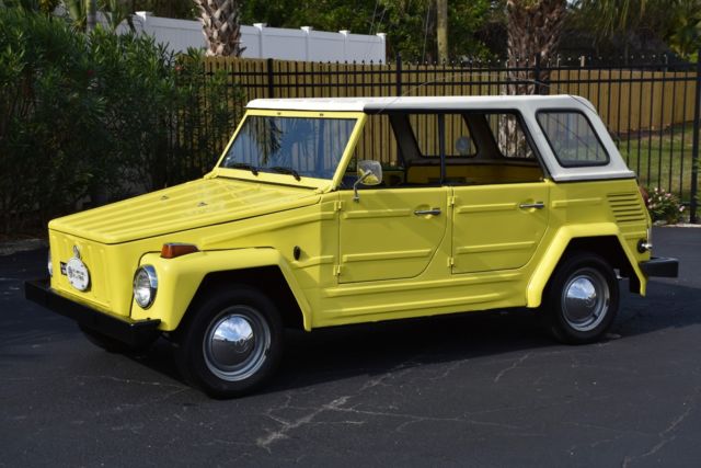 1973 Volkswagen Thing Rare Hardtop! 0 Yellow Convertible w/ Hardtop 1.6L 4-Speed 1973 Volkswagen Thing Rare Hardtop!