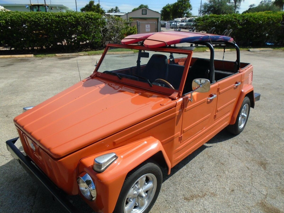1973 VOLKSWAGEN VW THING FREE SHIPPING BEACH SAFARI SURFER / 2 CUSTOM SURFBOARDS 1973 Volkswagen Thing THING / FREE SHIPPING OFFER !!!