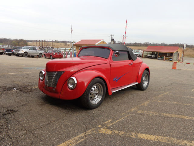 1973 VW BEETLE 40 FORD REPLICA BGW SPECTRE BODY, CONVERTIBLE HOT ROD 1973 Volkswagen Beetle - Classic 1940 FORD STREET ROD CONVERTIBLE