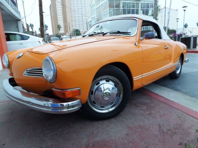 1973 VW KARMAN GHIA CONVERTIBLE, CALIFORNIA BEACH CRUISER 1973 Volkswagen Karmann Ghia DELUXE