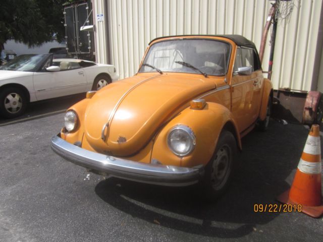 1973 VW SUPER BEETLE CONVERTIBLE RESTORATION OR PARTS CLEAN TITLE 1973 Volkswagen Beetle - Classic