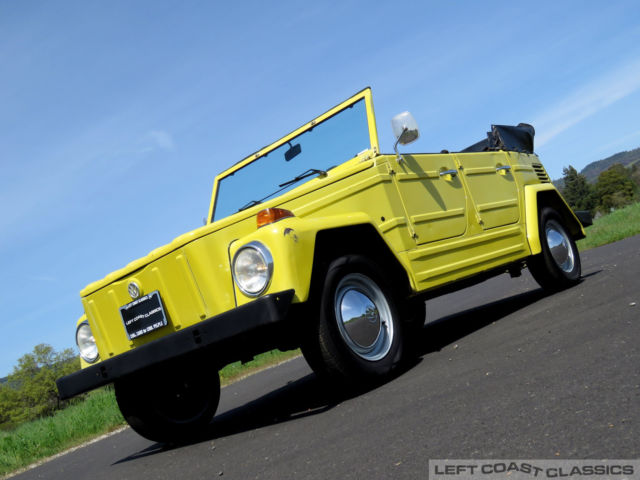 1973 VW Thing -- Super Original, Rust-Free Clean California Car 1973 Volkswagen Thing