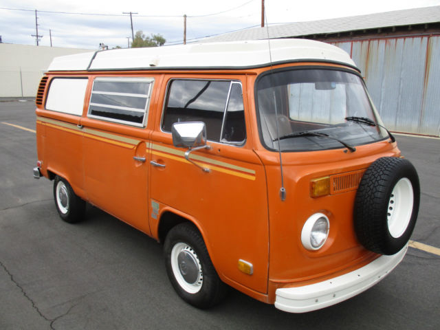 1973 VW Westfalia Campermobile, Solid California VW Bus, Westy, Pop Top Camper 1973 Volkswagen Bus/Vanagon Westfalia