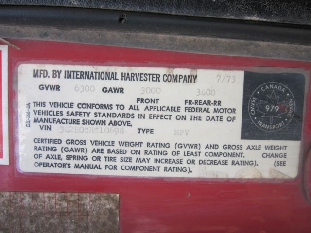 1973 International Harvester Other 1210 4x4 Wagonmaster - photo 5