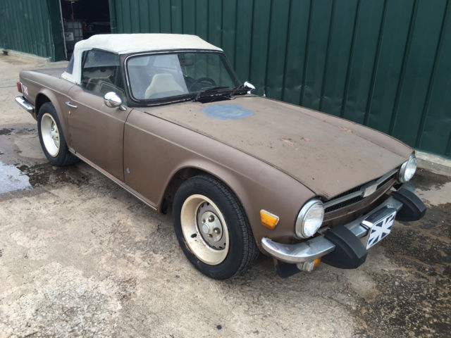 1974 1/2 Triumph TR6 roadster. Running and Driving Project 1974 Triumph TR-6