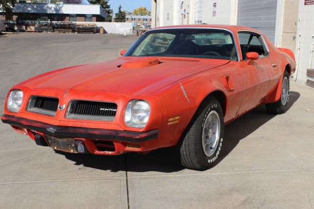1974 74 Pontiac Trans Am 455 SD Numbers Matching Project Car Documented 1974 Pontiac Trans Am