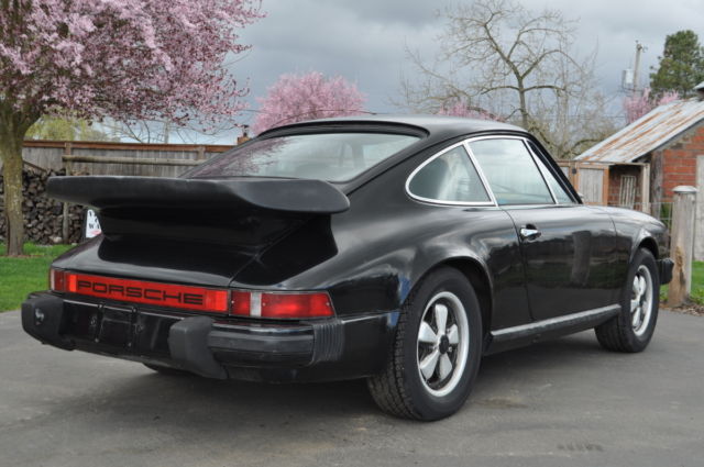 1974 911 Coupe 5spd Factory Black/Black, #'s Matching Fuchs Whale tail 1974 Porsche 911 NO RESERVE