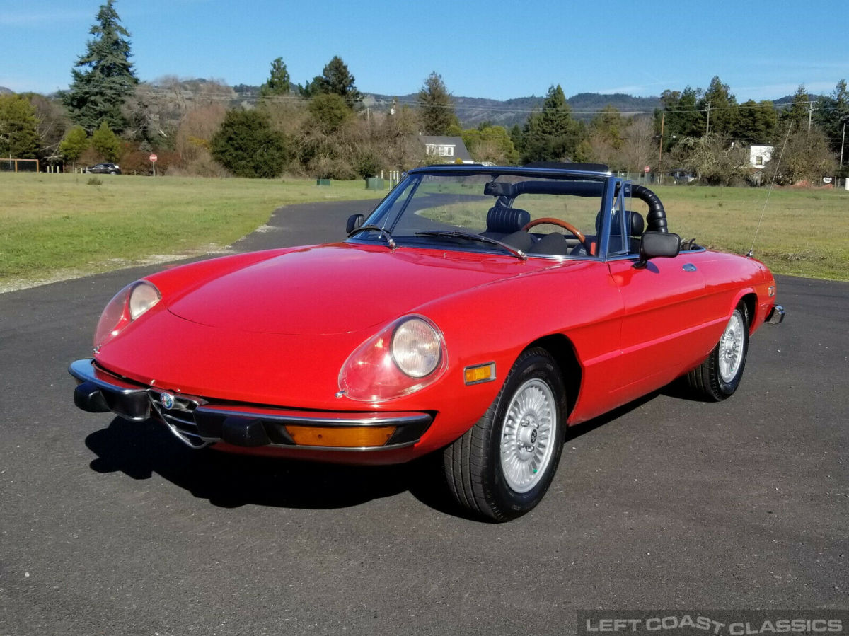 1974 Alfa Romeo 2000 Spider Veloce 2-Owner, Low Mile California Car 1974 Alfa Romeo Spider Veloce